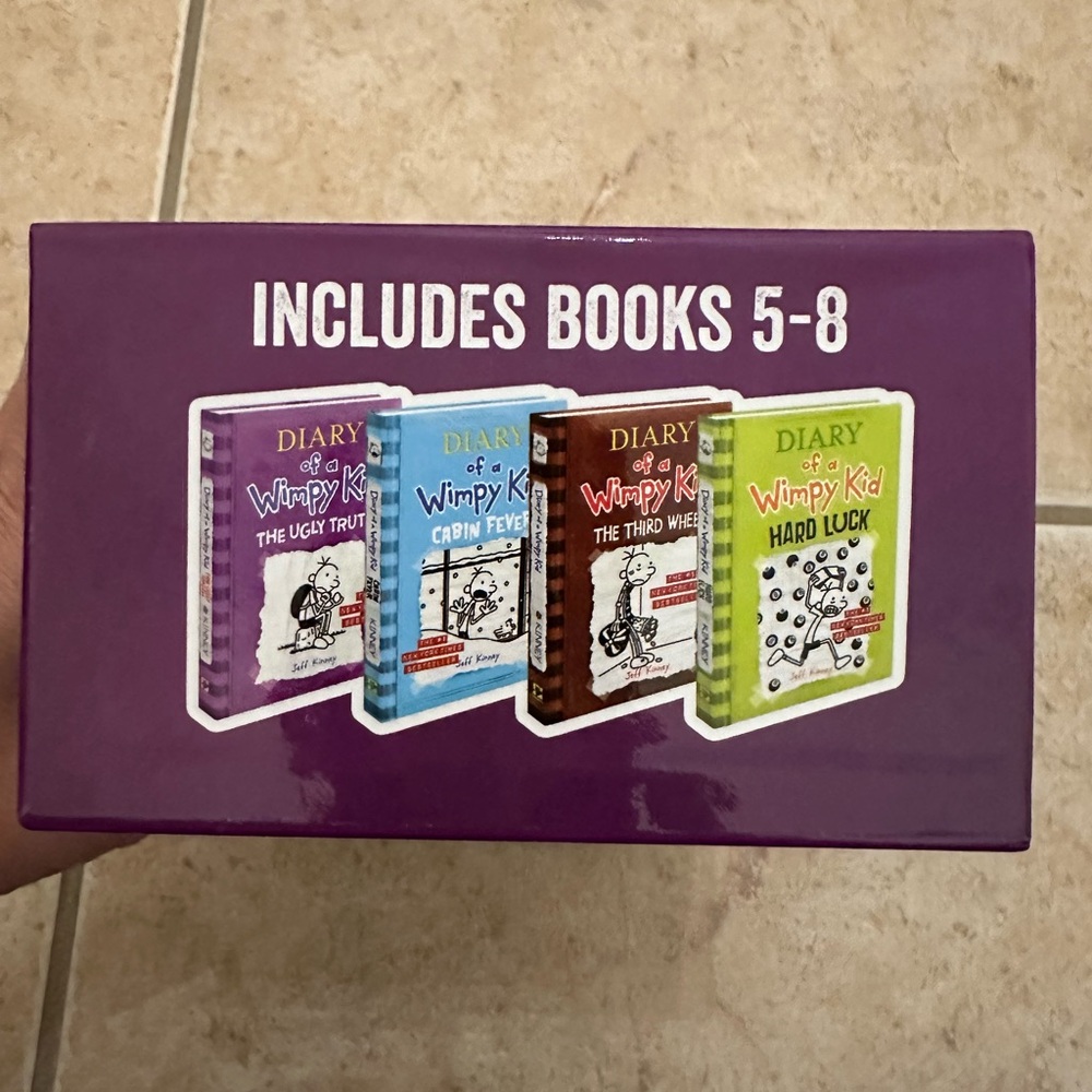 Diary of a Wimpy Kid box set, Hardback books 5-8